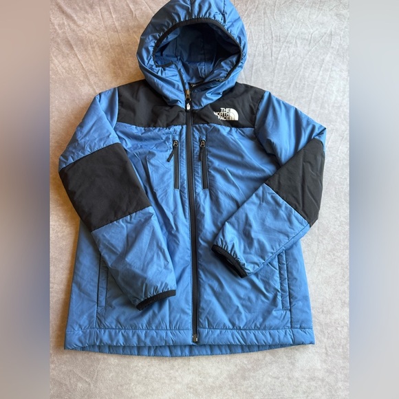 The North Face Two-Tone Blue and Black Hooded Jacket